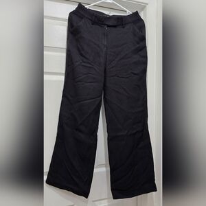 Express Black Wide-Leg Pants